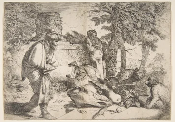 Filosofen Diogenes på jagt efter en ærlig mand